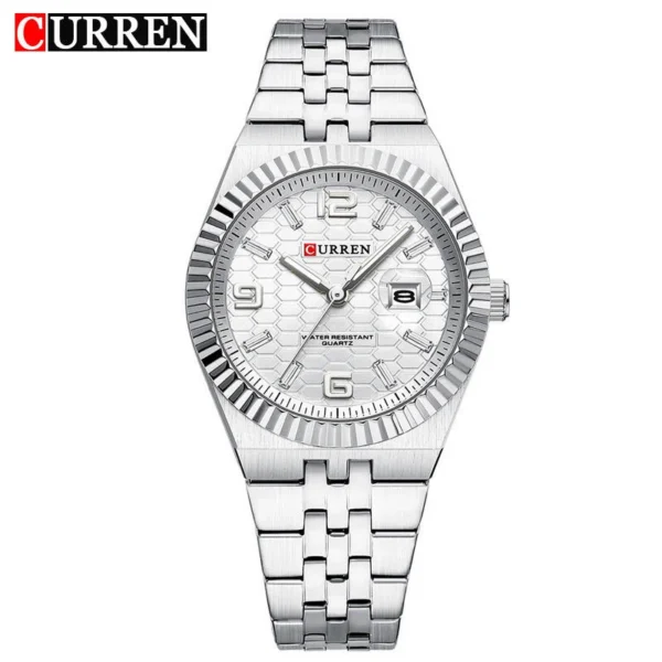 Curren 8498 CH For Women - Silver | Rovelle
