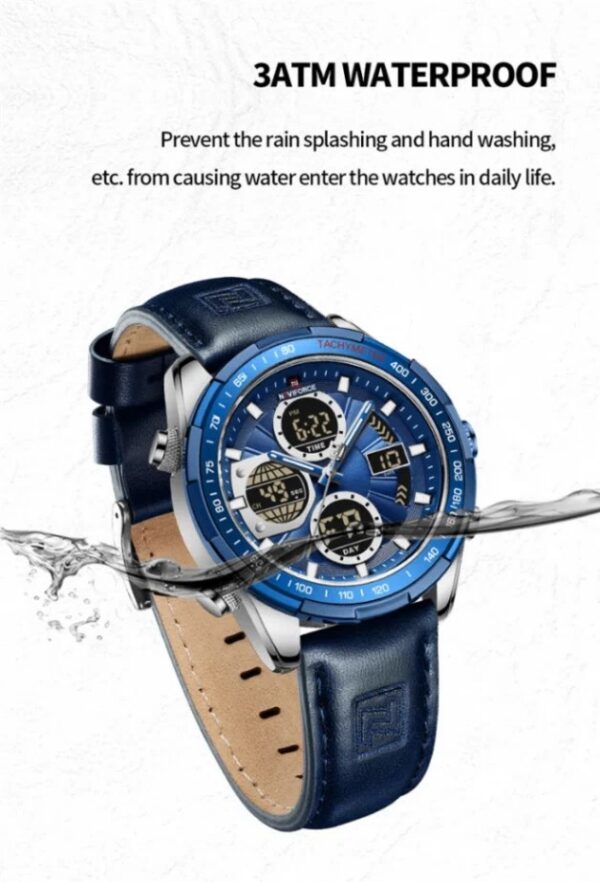 Naviforce 9197 L - Silver Blue | Rovelle
