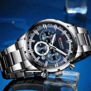 Curren 8355 - Silver Blue | Rovelle