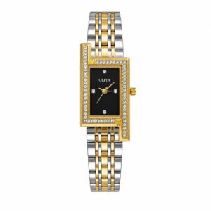 Oliya 6818 Ladies Watch - Silver Gold Black | Rovelle