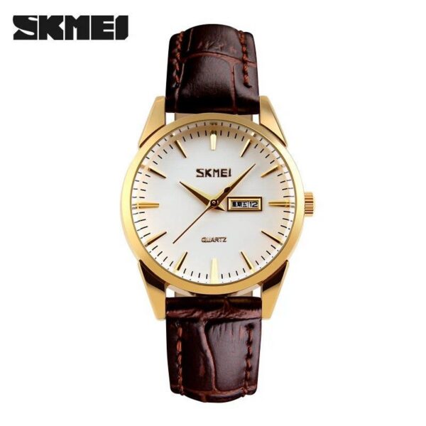 Skmei 9073 L Women Watch - Gold White | Rovelle