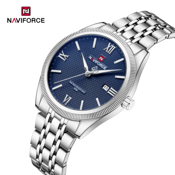 Naviforce - 9282 Silver Blue For Men | Rovelle