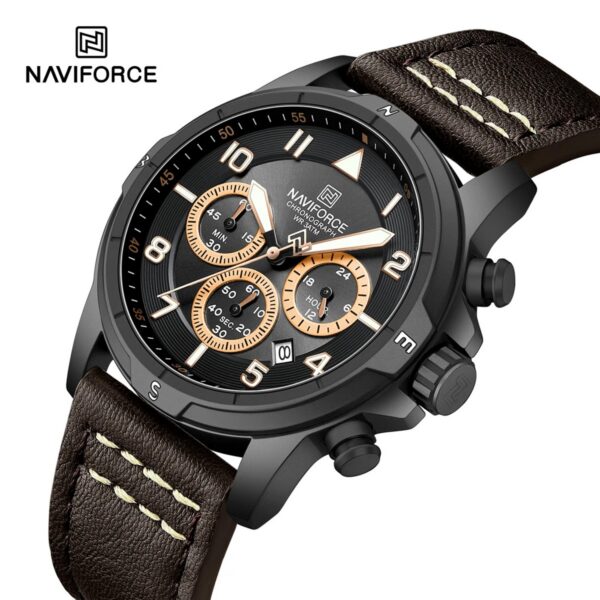 Naviforce 8077 L - Black Coffee | Rovelle