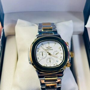 Soloni 3009 For Men - Silver Gold White With Premium Box | Rovelle