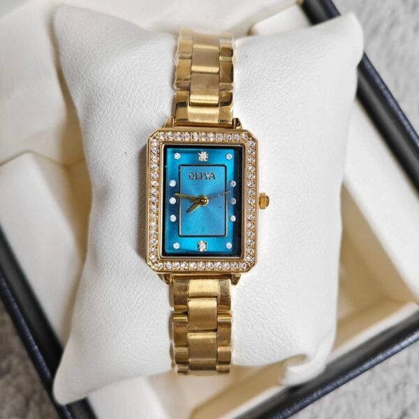 Oliya 6101 Ladies Watch - Gold Blue Oliya 6101 Ladies Watch - Gold Blue | Rovelle