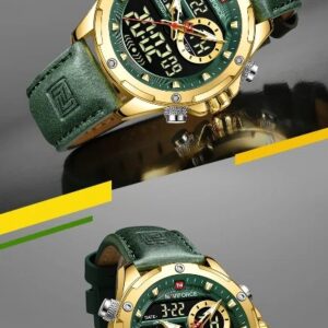 Naviforce 9208 L - Golden Green | Rovelle