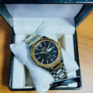 Soloni 1012M For Men - Silver Gold Black with Premium Box | Rovelle