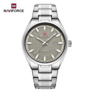 Naviforce 9284 CH For Men - Silver Gray | Rovelle