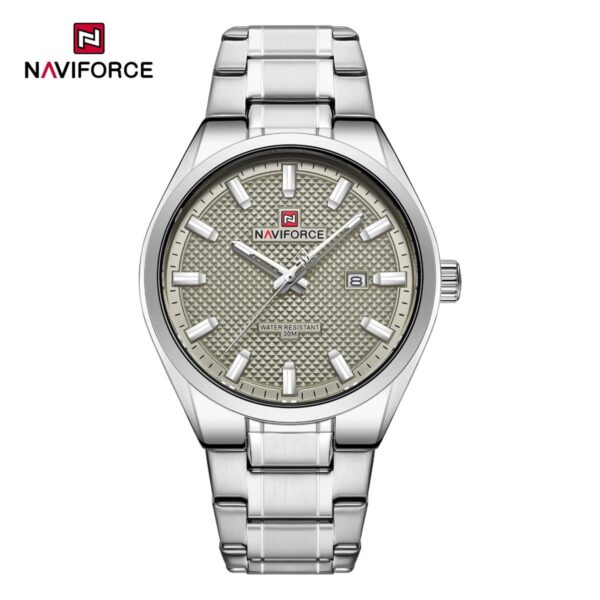 Naviforce 9284 CH For Men - Silver Gray Naviforce 9284 CH For Men - Silver Gray | Rovelle