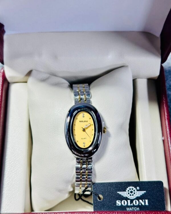 Soloni 1033 For Women - Silver Gold With Premium Box Soloni 1033 For Women - Silver Gold With Premium Box | Rovelle