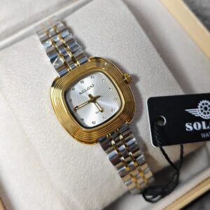 Soloni 1043 For Women - Silver Gold White With Premium Box | Rovelle
