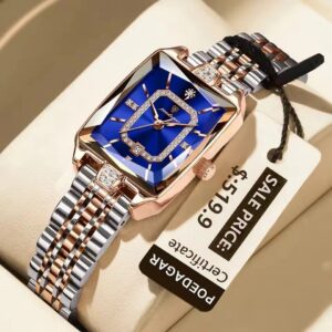 Poedagar 785 Ladies Watch - Silver Rose Blue | Rovelle