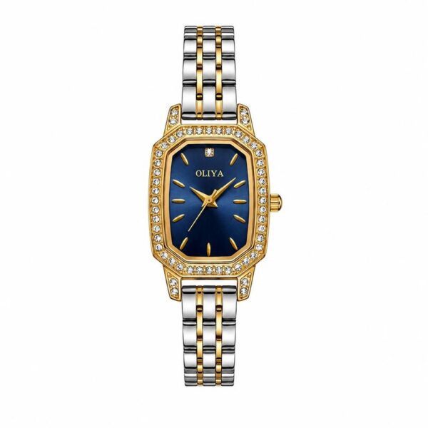 Oliya 2002 Ladies Watch - Silver Gold Blue Oliya 2002 Ladies Watch - Silver Gold Blue | Rovelle