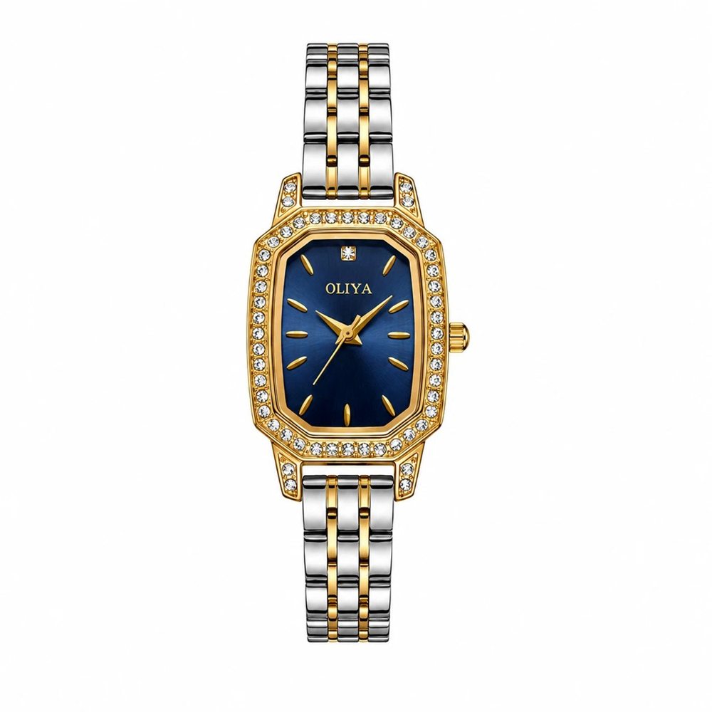 Oliya 2002 Ladies Watch - Silver Gold Blue