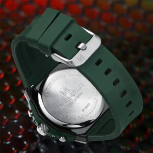 Naviforce 8051T For Man - Silver Green | Rovelle