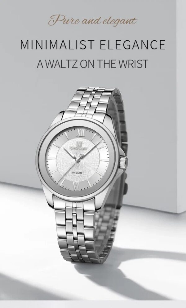 Naviforce 5067 For Women - Silver | Rovelle