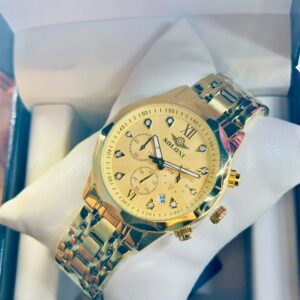 Soloni 3002 For Men - Gold With Premium Box | Rovelle