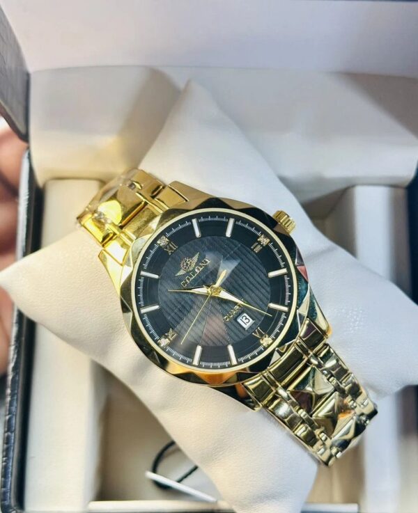 Soloni 1016 M For Men - Gold Black with Premium Box | Rovelle