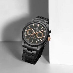 Naviforce 8082 CH For Men - Black Rose | Rovelle