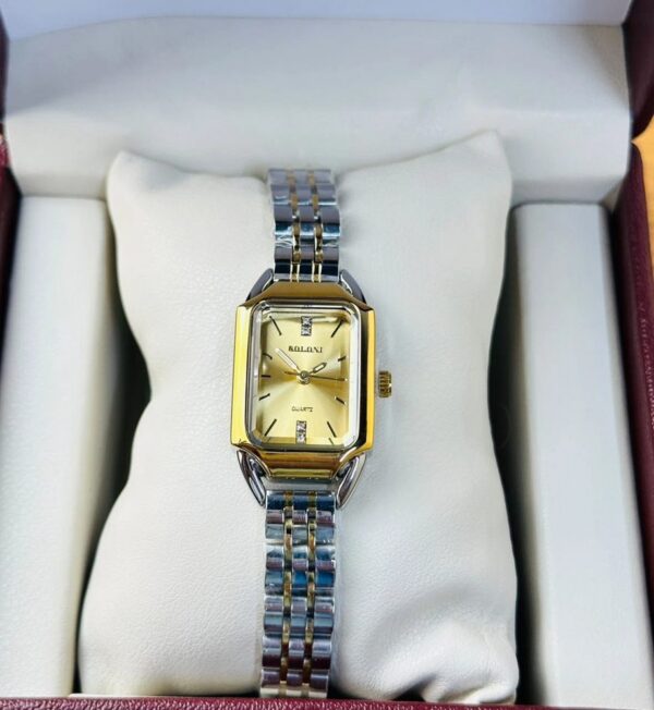 Soloni 1028 For Women - Silver Gold With Premium Box | Rovelle