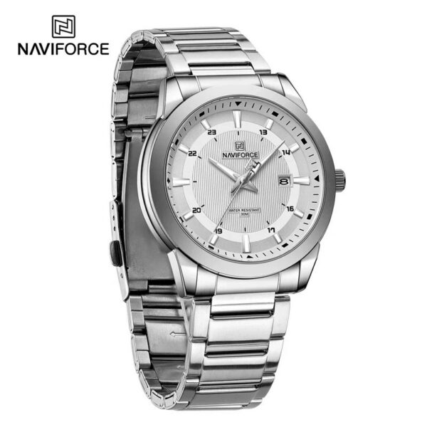 Naviforce 8029 - Silver Naviforce 8029 - Silver | Rovelle