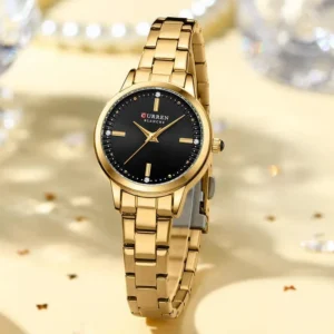 Curren 9094 For Women - Gold Black | Rovelle