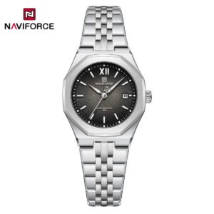 Naviforce 5078 CH For Women - Silver Black | Rovelle