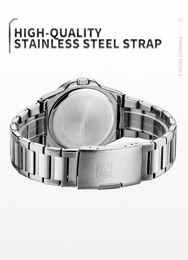 Naviforce 9258 CH For Men - Silver Green | Rovelle