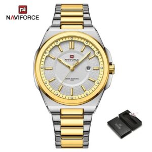 Naviforce 9212 CH - Silver Gold | Rovelle
