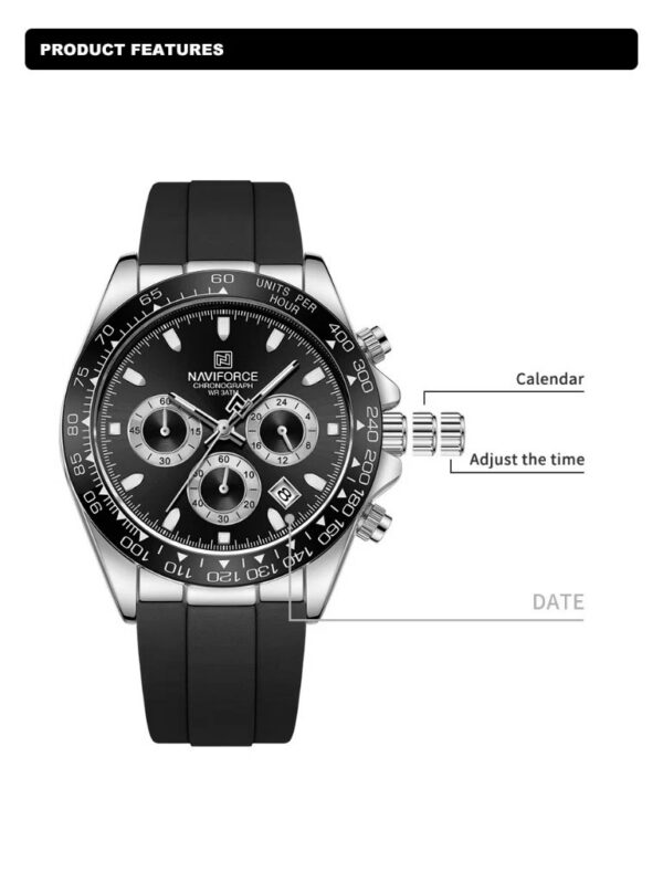 Naviforce 8054 - Black | Rovelle