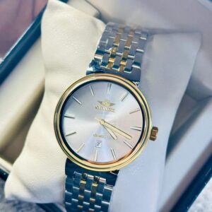 Soloni 1031 For Men - Silver Gold White With Premium Box | Rovelle