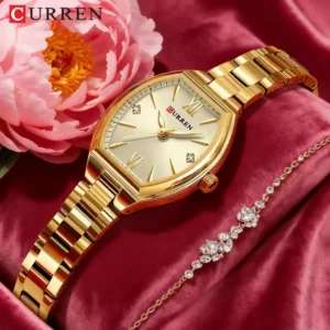 Curren 9112 Ladies Watch - Gold | Rovelle