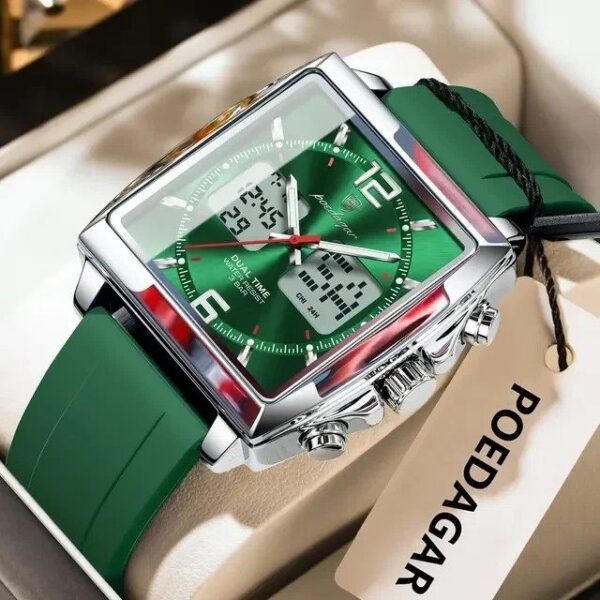 Poedagar 109 For Men - Silver Green | Rovelle
