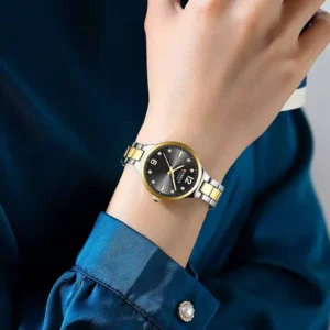 Curren 9105 Ladies Watch - Silver Gold Black | Rovelle