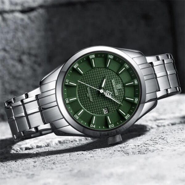 Naviforce 8032 CH - Silver Green For Men | Rovelle