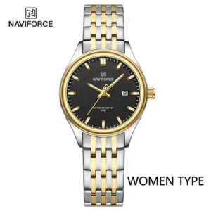 Naviforce 8039 - Gold Black For Woman | Rovelle