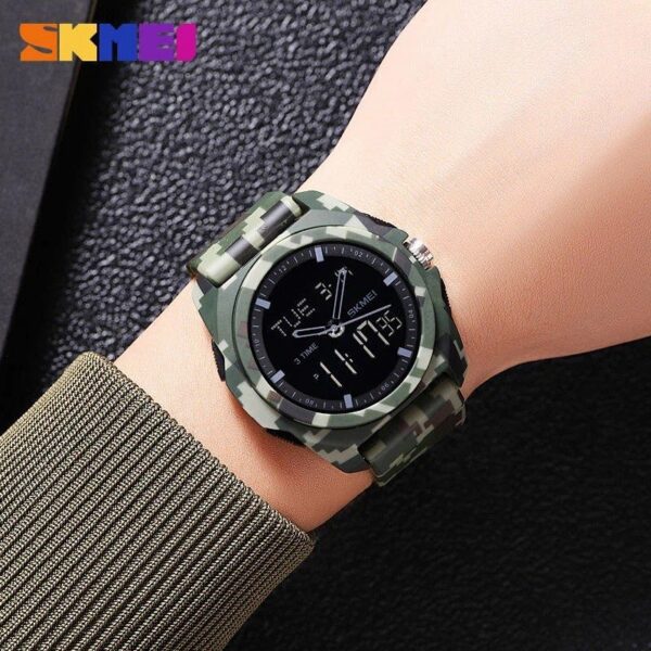 Skmei 2199 Silicone strap Men - Army Green | Rovelle
