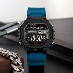 Skmei 2523 Silicone strap Men - Black Blue | Rovelle