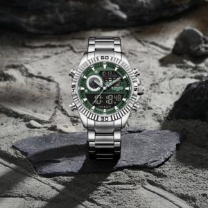 Naviforce 9262 CH - Silver Green | Rovelle