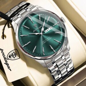 Poedagar 843 For Men - Silver Green | Rovelle